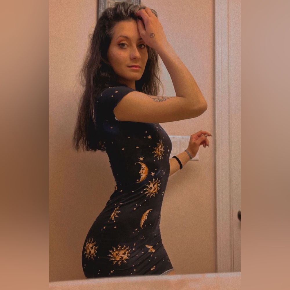Sun and moon dress
